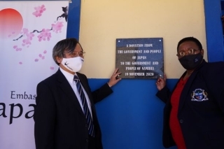 unveiling of a plaque